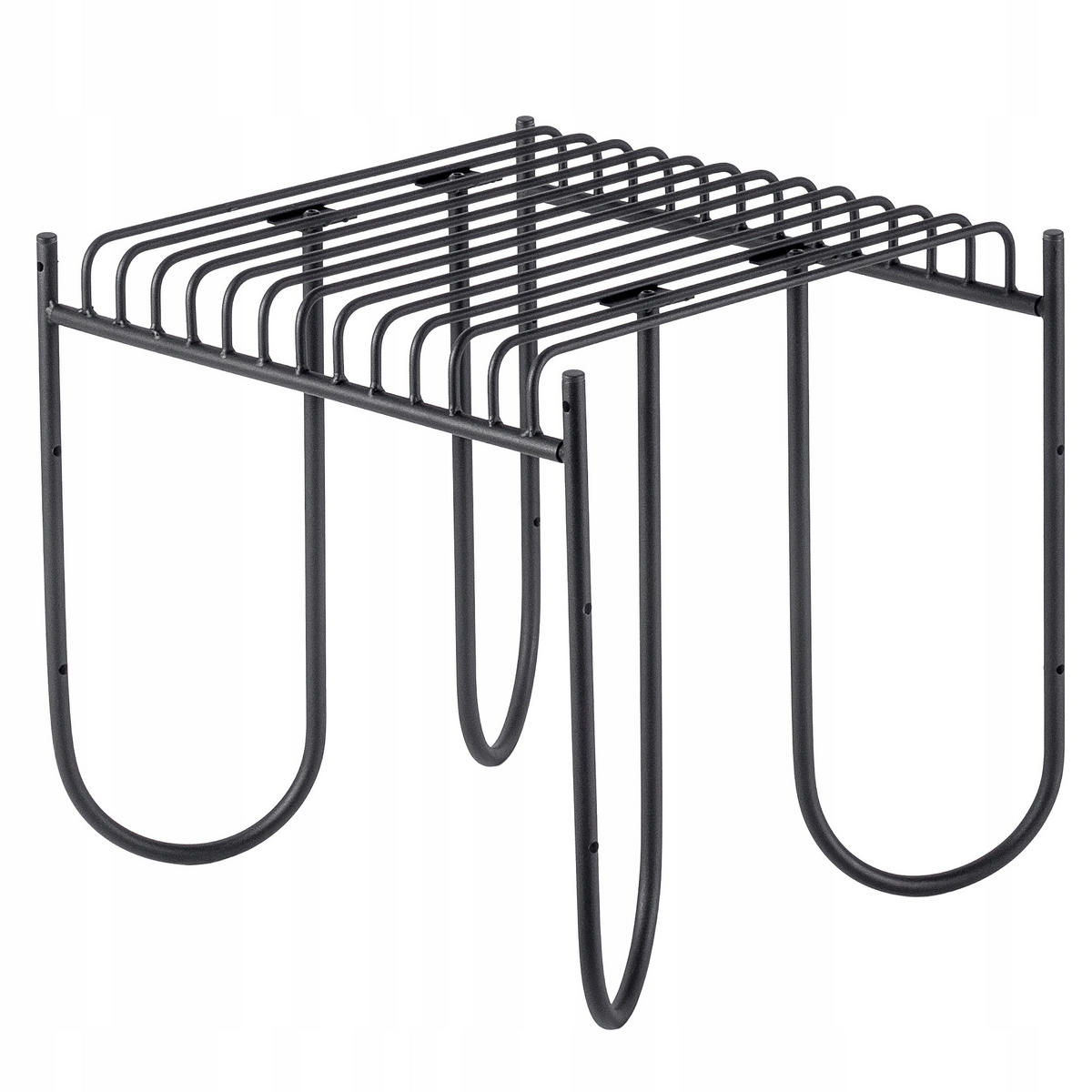 GARTENBANK 50 x 45 cm, schwarz - Schwarz, Metall (45/50cm) - KADAX