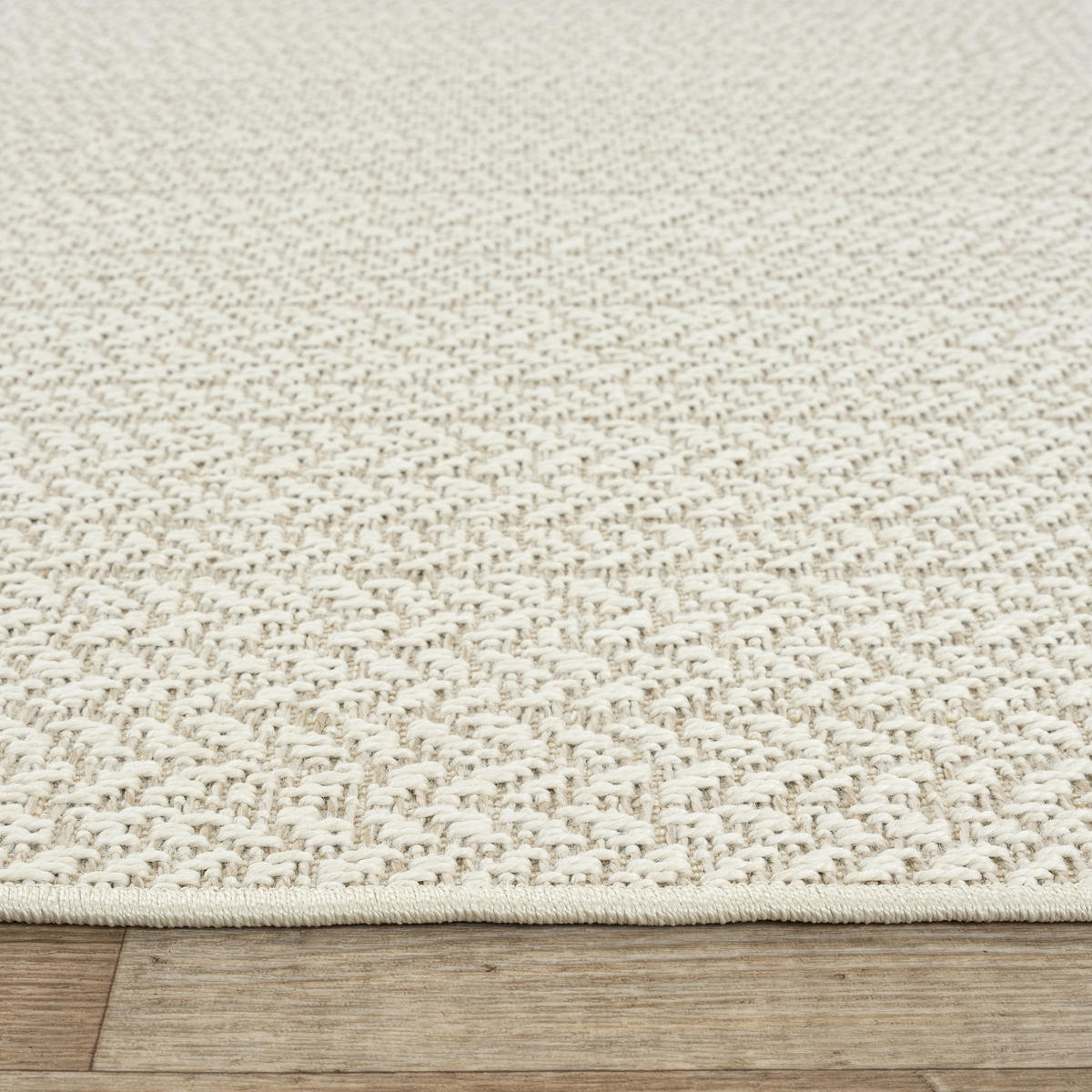 FLACHWEBTEPPICH Bordüre CORDEV Polypropylen Creme 200 x 290 cm - Beige, Textil (200/290cm) - KADIMA DESIGN
