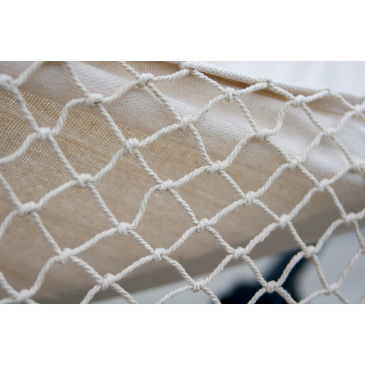 HÄNGEMATTE mit Gestell, 2 Personen, XXL, 200 kg, Metall, Santia Beige, einfache Montage - Beige, Metall (370/130/120cm) - Potenza