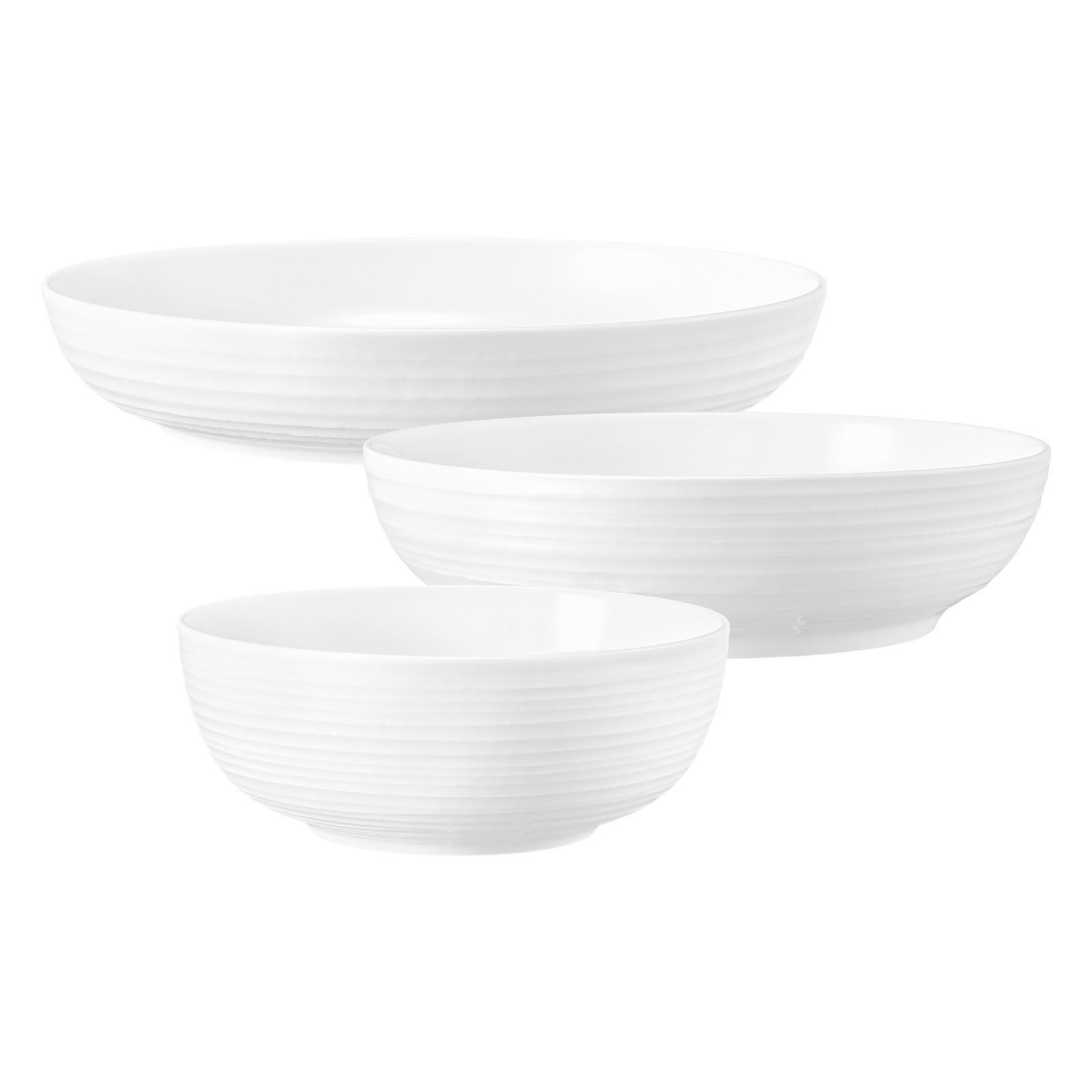 FOODBOWL SET Terra Weiß 3er Set - Weiß, Keramik (1cm) - Seltmann Weiden