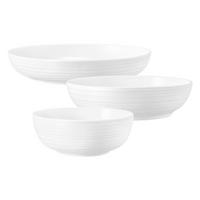 FOODBOWL SET Terra Weiß 3er Set - Weiß, Keramik (1cm) - Seltmann Weiden