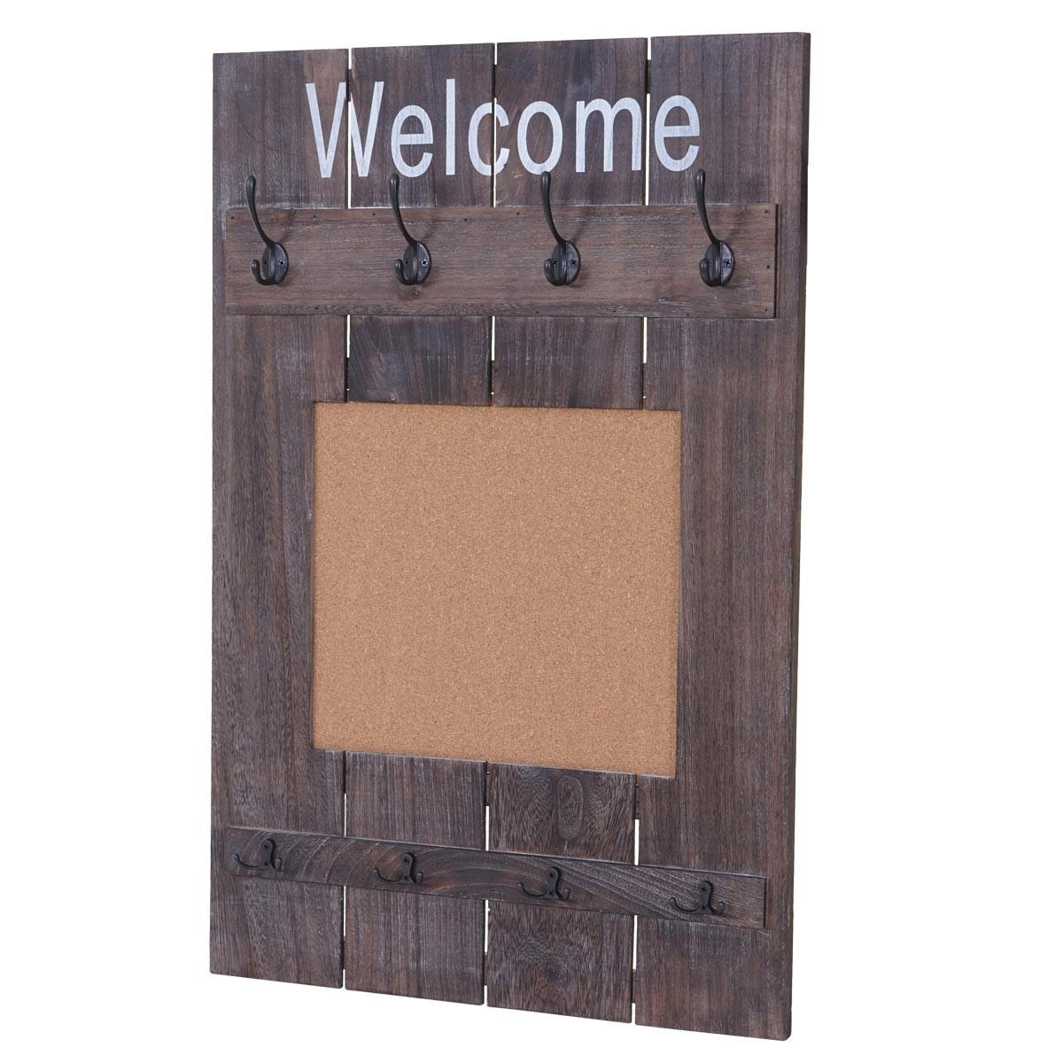 WANDGARDEROBE MIT PINNWAND Braun - Braun, Holz (60/91/3cm) - MCW