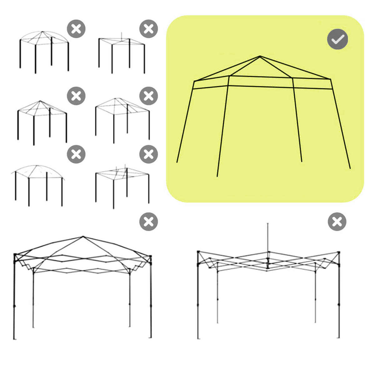 PAVILLON-ERSATZDACH, Ersatzplane für 3 x 3 m Gartenpavillon, Gartenzeltdach-Ersatz, UPF50+, Oxford-Stoff, Kaffee - Cappuccino, Textil (300/1/300cm)
