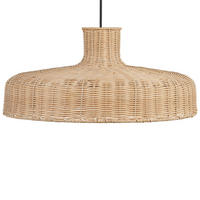 HÄNGELEUCHTE Tamarin 45/45/108 cm - Beige, Naturmaterialen (45/45/108cm) - Beliani