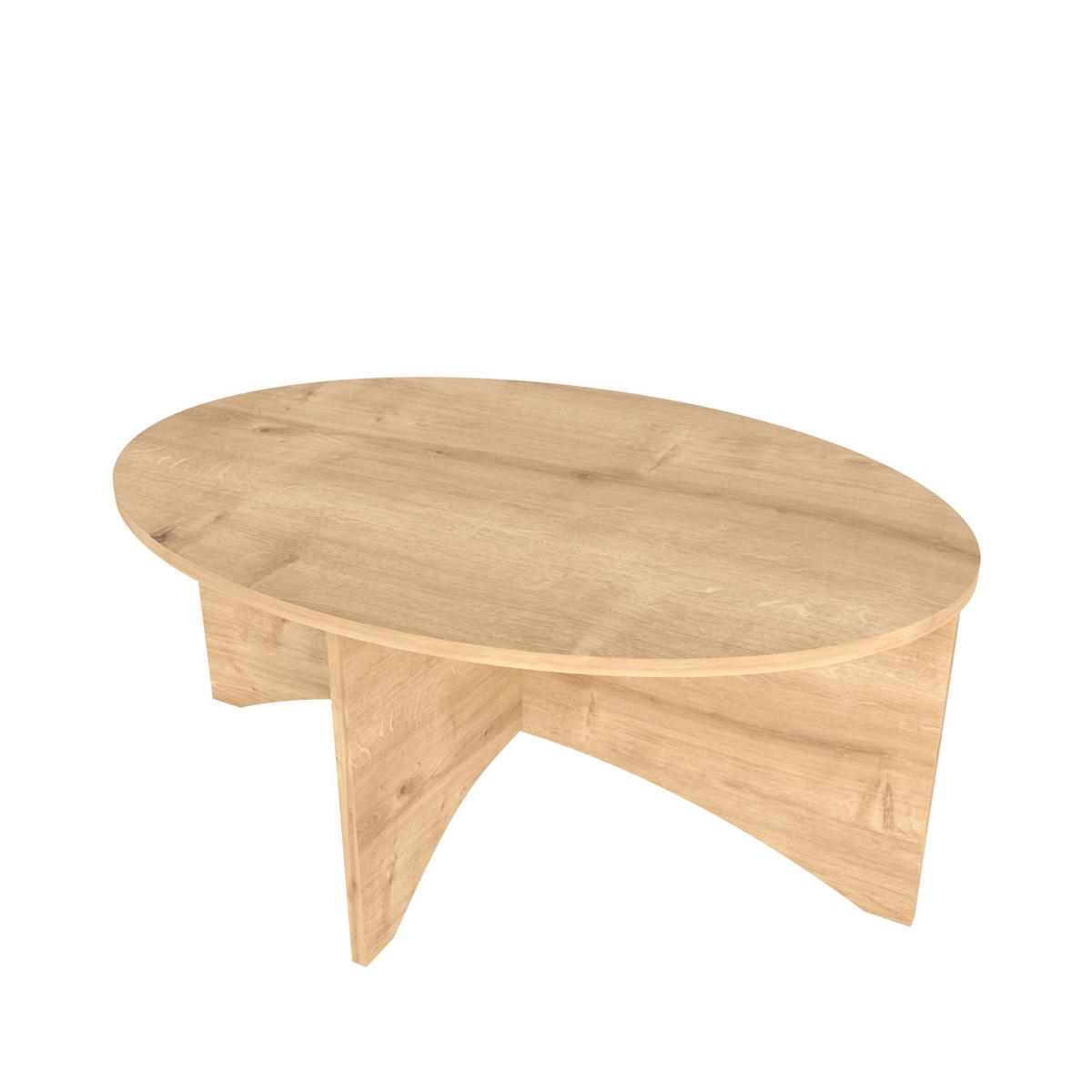 COUCHTISCH Solo Saphireiche - Honigeiche, Holzwerkstoff (100/70/42cm) - Decorotika