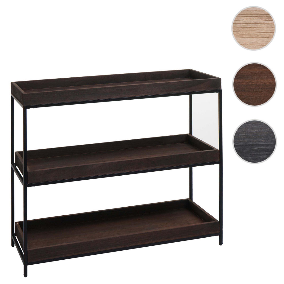 REGAL Braun - Braun, Holz (100/90/35cm) - MCW