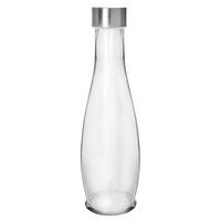 DESIGNFLASCHE Metallverschluss 480 ml Transparent - Transparent, Glas (7.5/25.5/7.5cm) - Orion 