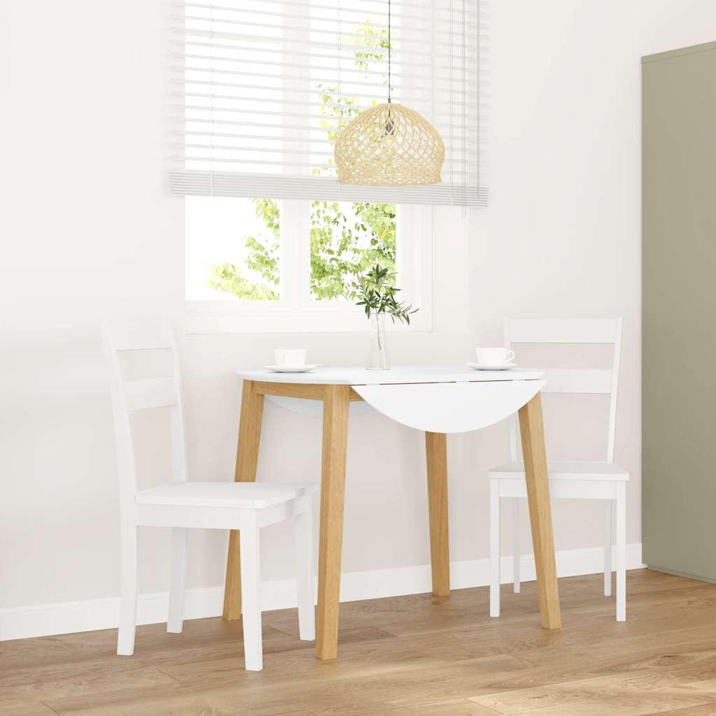 STUHL-SET 2 Stk Ulmenhain 40/89/48 cm - Weiß, Holz (40/89/48cm) - ZMH