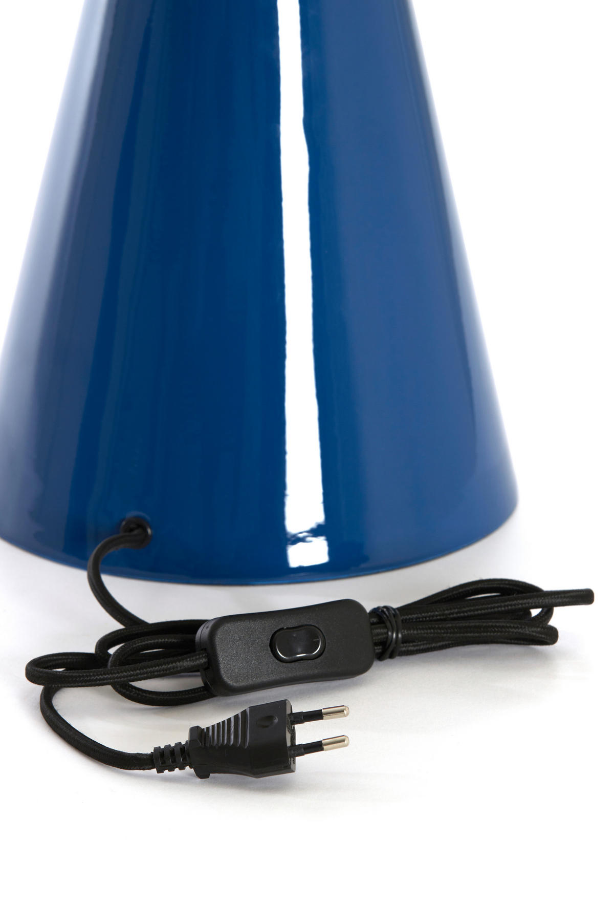 TISCHLAMPE Surrina Blau Ø31/49 cm - Blau, Metall (31/31/49cm) - Light & Living