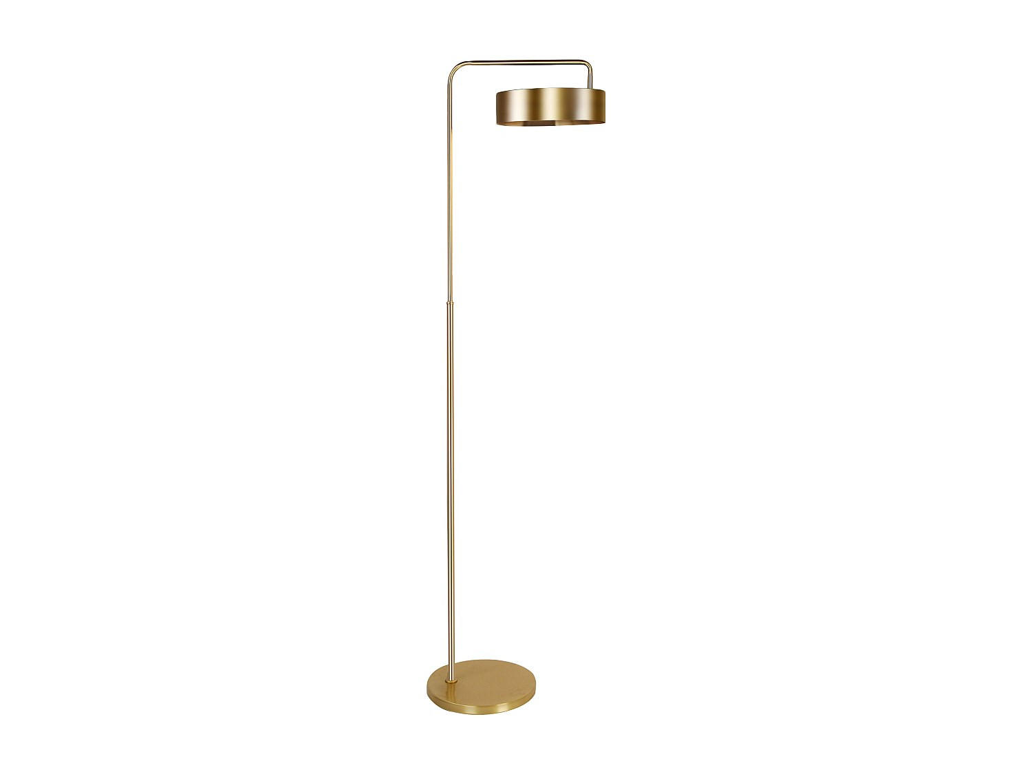 STEHLAMPE - 35 cm x 25 cm - metall - goldfarben Otilie - Goldfarben, Metall (25/35/150cm) - Vente-Unique