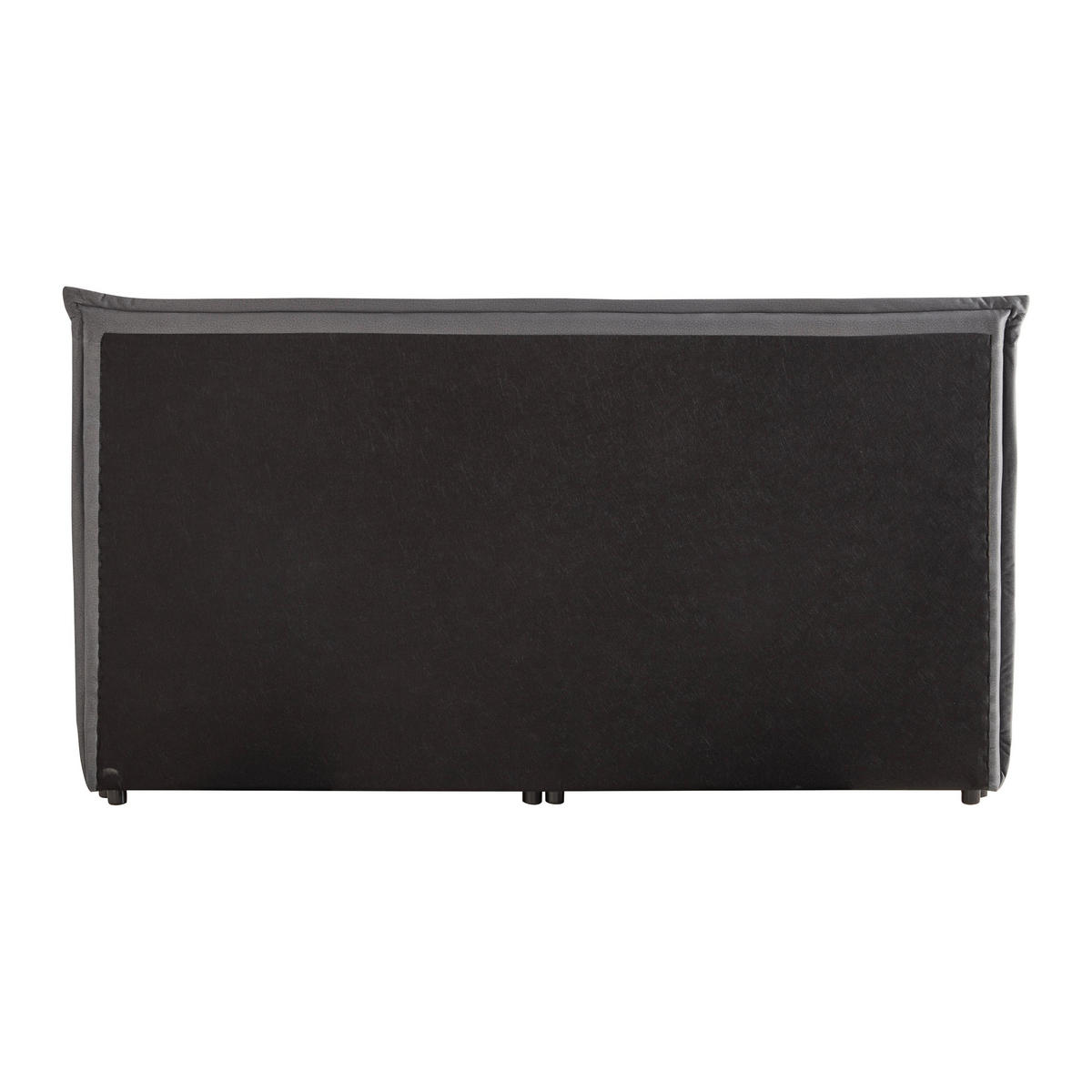 BOXSPRINGBETT Leonora Grau ca. 200 / 200 cm mit Topper - Grau, Holz - Bessagi Home
