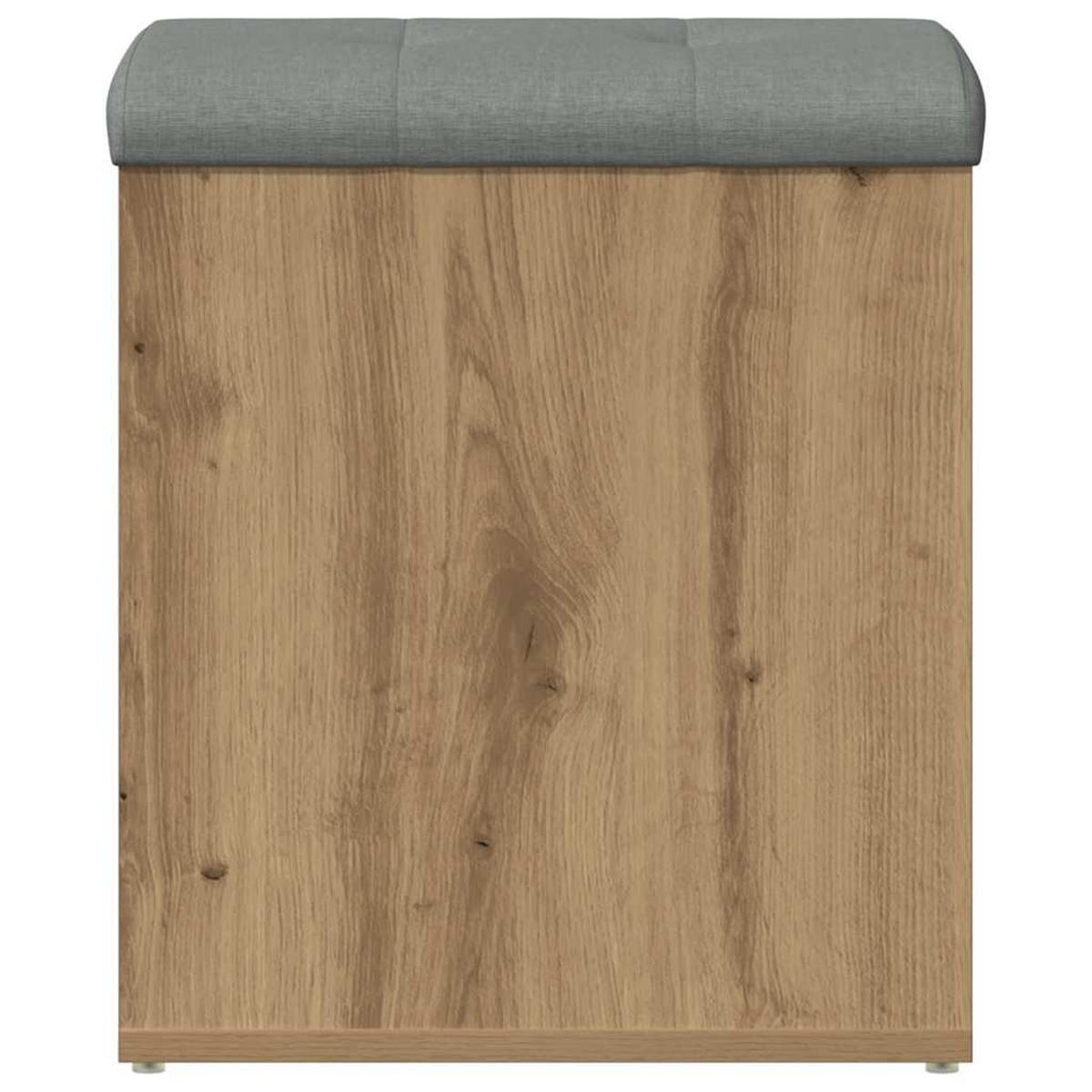 SITZBANK Mit Stauraum Artisan-Eiche 42/42/45 Cm Holzwerkstoff - Braun, Holzwerkstoff (42/45/42cm) - vidaXL