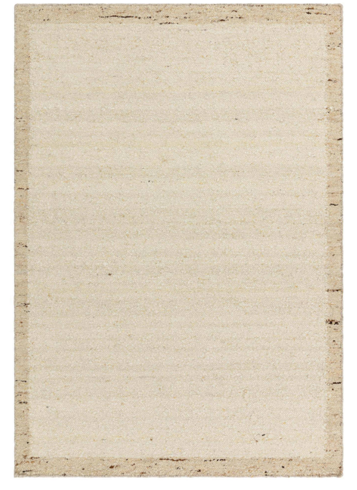 TEPPICH Wohn-/Schlafzimmer Flachgewebe BORDY Beige 200x290 cm - Beige, Naturmaterialien (200/290cm) - Novatrend