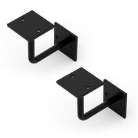 REGALTRÄGER als 2er Set Oli, Stahl in verschiedenen Trendfarben - Schwarz, Metall (10/5/10cm) - Alberts