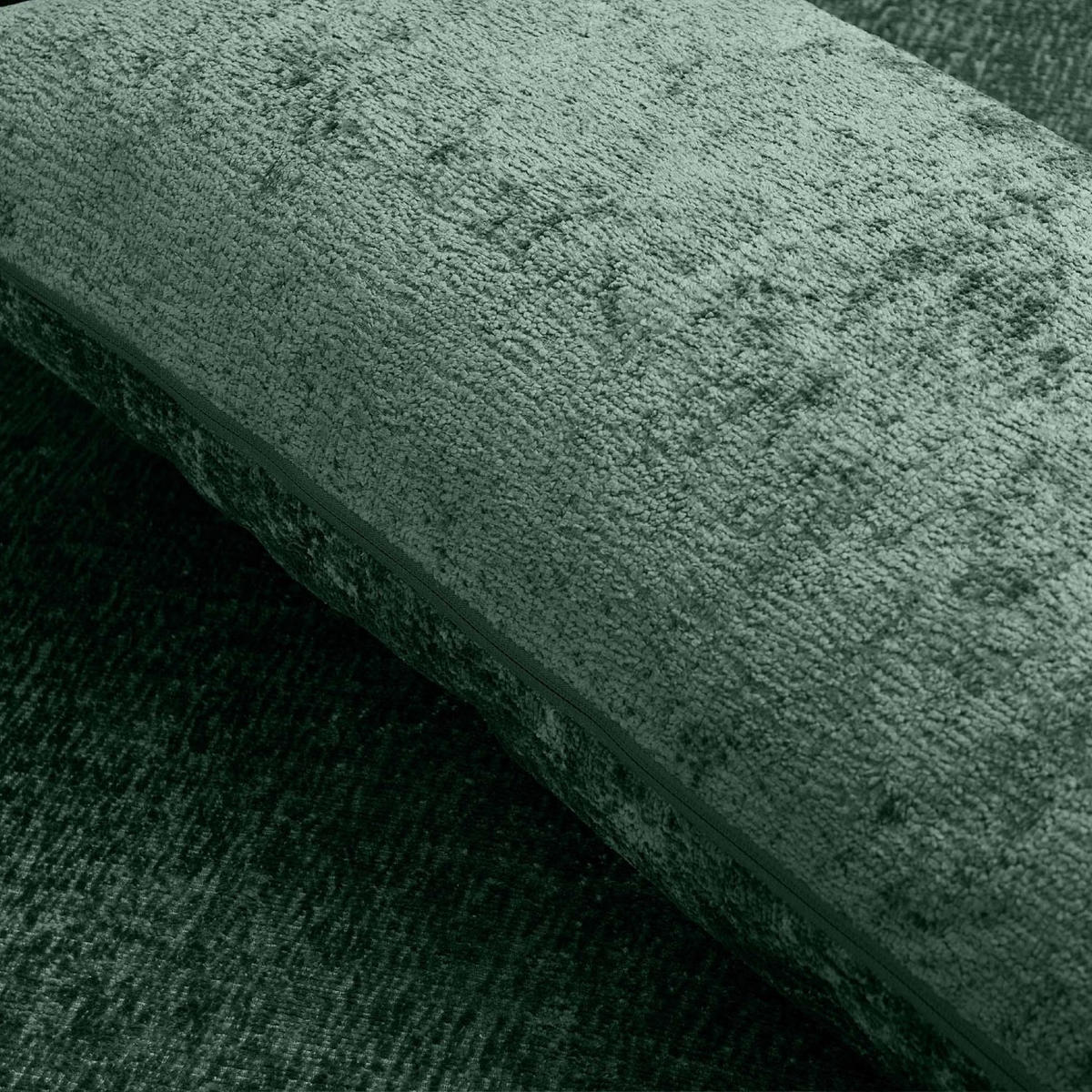 ECKSOFA RECHTS IMPERA Modern 4/5 Sitzer, Grün - Grün, Textil (314/224cm) - KONSIMO®
