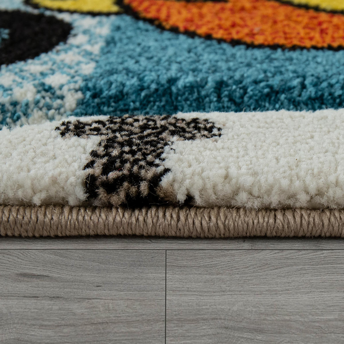 KINDERTEPPICH 120/120 cm Diamond 635 - Grün, Textil (120/120cm) - Paco Home