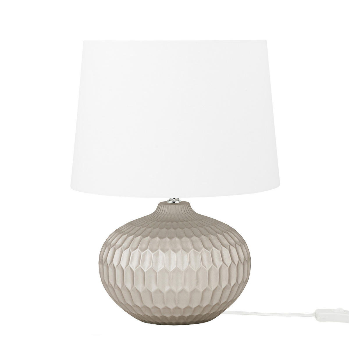 TISCHLAMPE Pirita 38/38/51 cm - Goldfarben, Keramik (38/38/51cm) - Beliani
