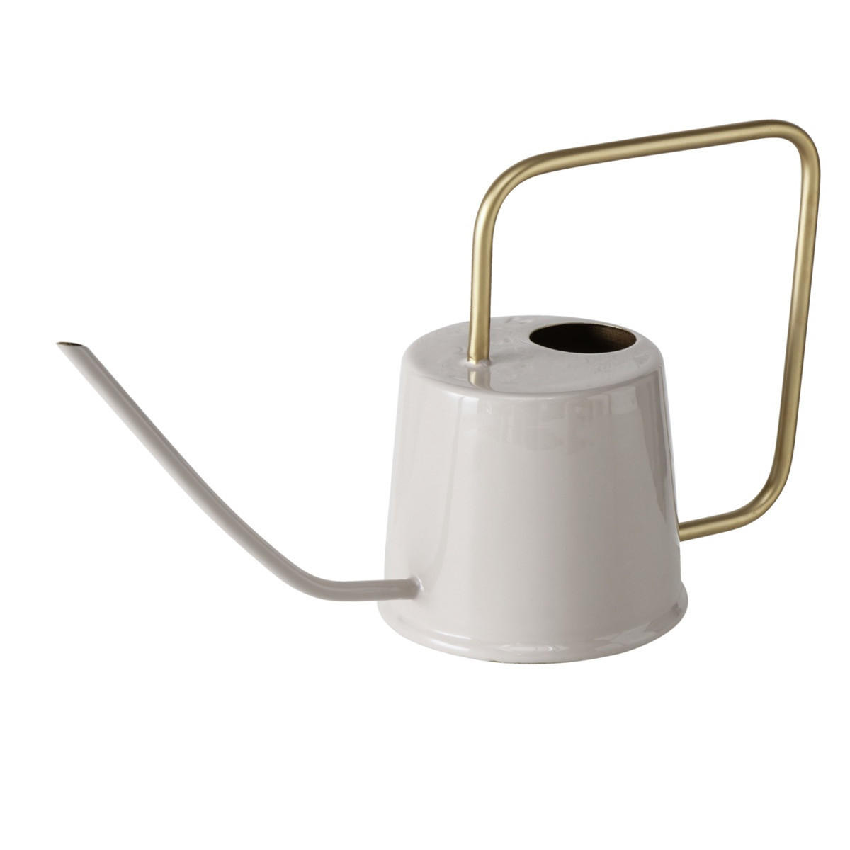 GIESSKANNE Metall Jaryn 23 cm - Grau, Metall (15/23/39cm) - Boltze Home