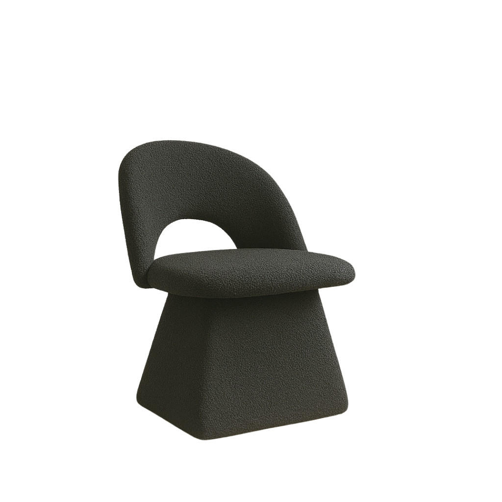 STUHL Abisso Mils Stoff Catch Me Schwenken Schwarz - Schwarz, Holz (52/79/57cm) - Kaiser Möbel