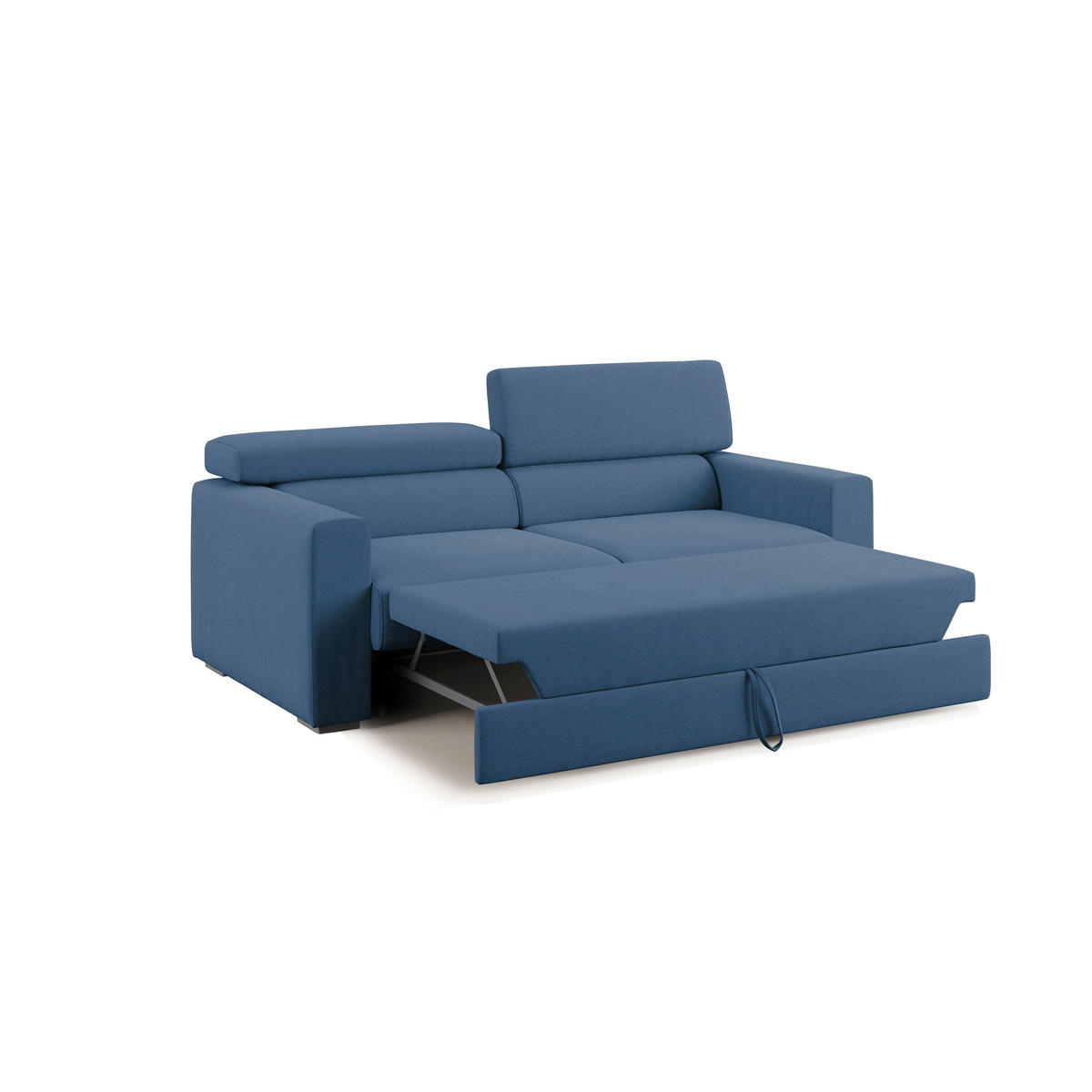 LINEARSOFA Dylan - Blau, Textil (188/89/100cm) - Divani.store