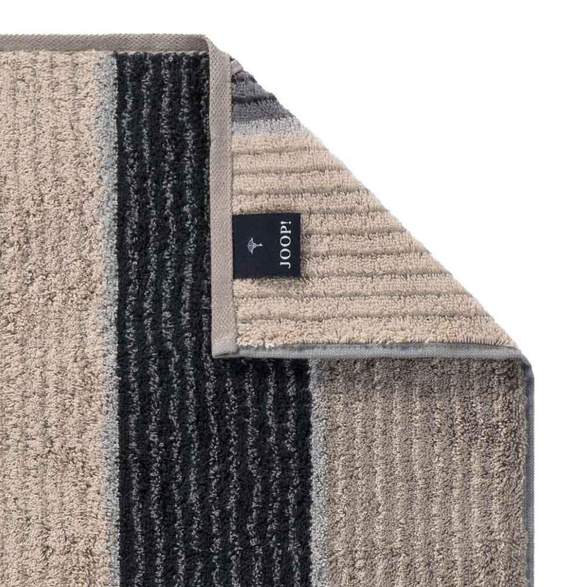GÄSTETUCH Unisex Signature Lines Braun 3er Pack Baumwolle - Braun, Textil (200/135cm) - Joop!