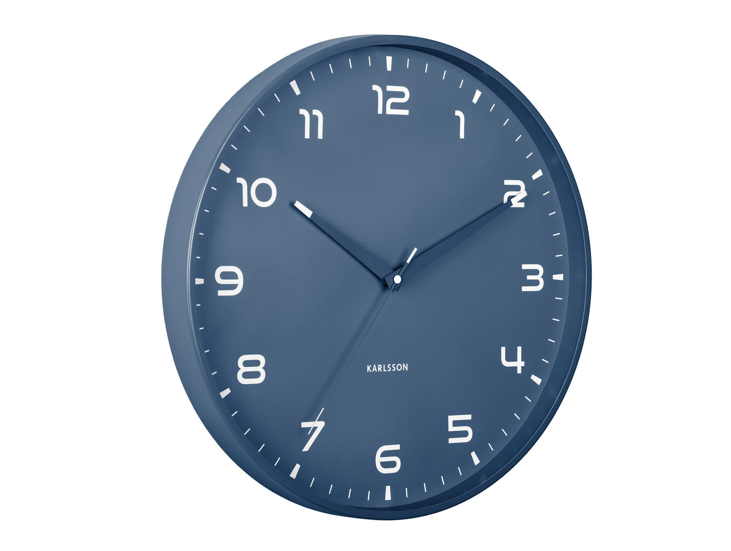 WANDUHR Orgullo Ø40 cm - Blau, Metall (40/4.3/40cm) - Karlsson