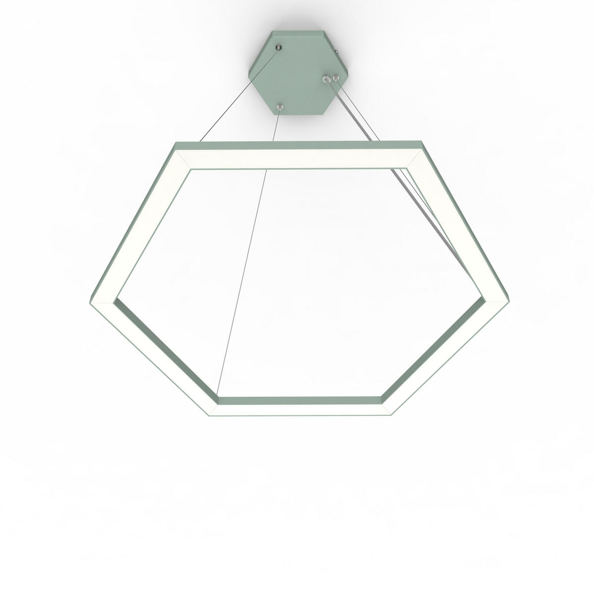 LED-HÄNGELEUCHTE - Grün, Metall (1.6/100/60cm) - Lumicom