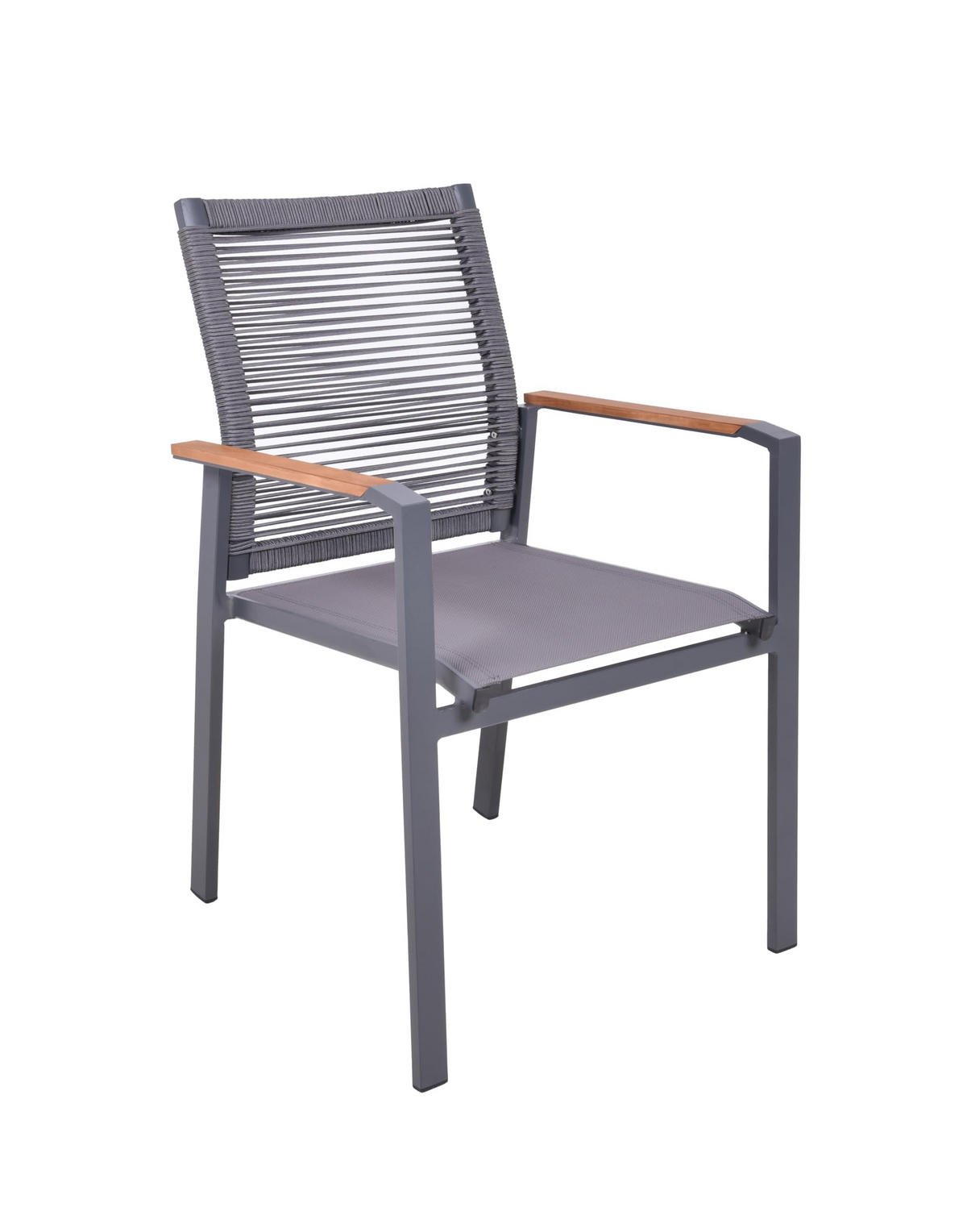 GARTENSTUHL 2er Set Kurt Stapelstuhl - Braun, Holz (60/90/56.5cm) - DELUKE