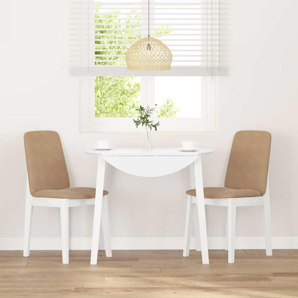 STUHL-SET 2 Stk Zornbach 43/86.5/56 cm - Weiß, Holz (43/86.5/56cm) - ZMH