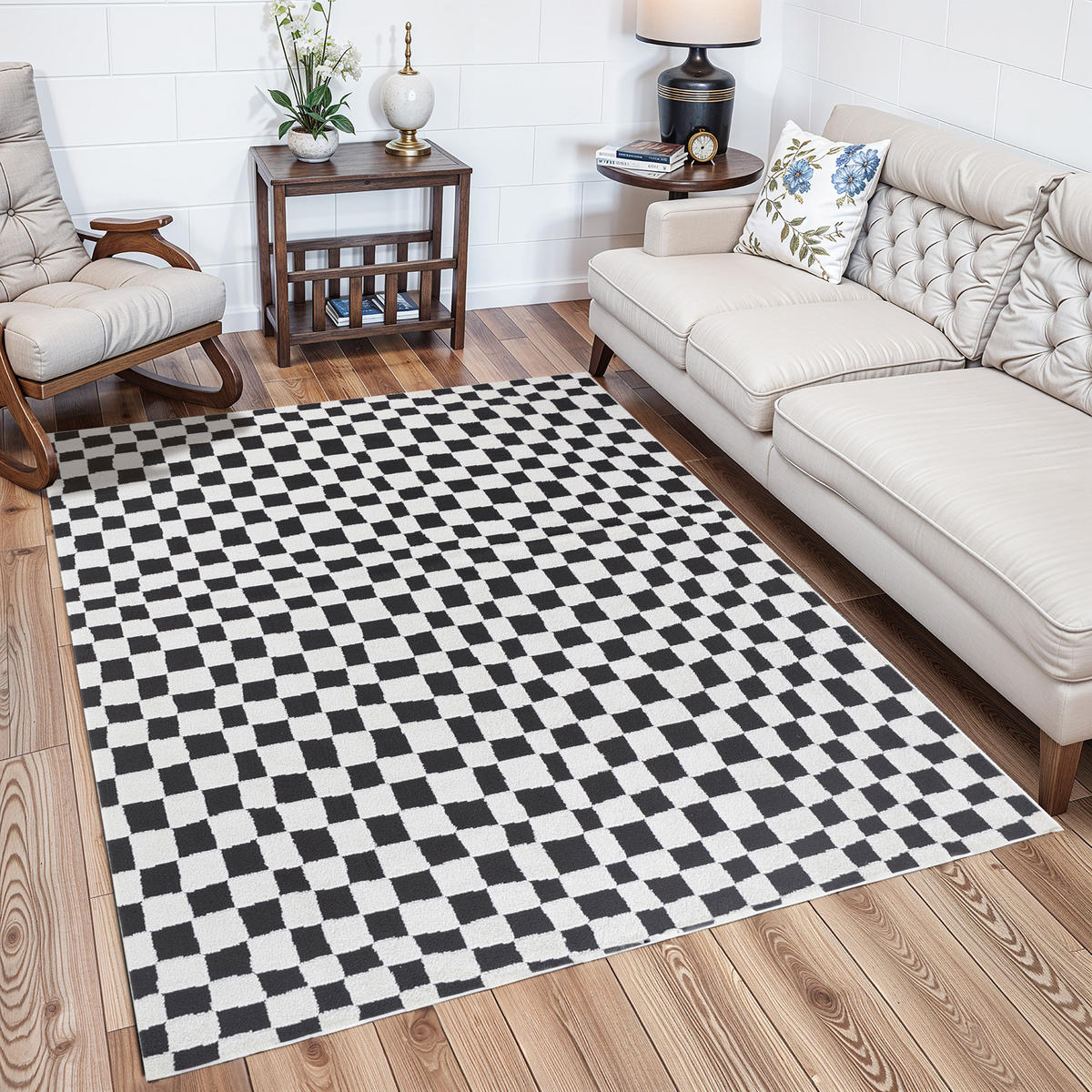 KURZFLORTEPPICH 200/275 cm Schwarz - Schwarz, Naturmaterialien/Textil (200/275cm) - LIVABLISS