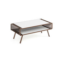 COUCHTISCH TORPE - Weiß/Braun, Holzwerkstoff (60/121/45cm) - Meblini