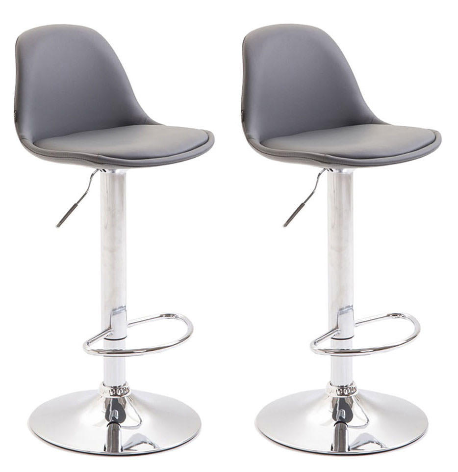 Deluke Barhocker Grau 39x82x39 cm