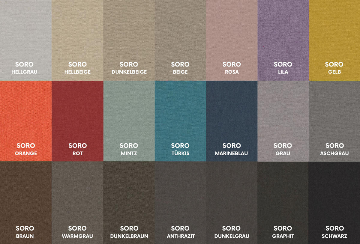 BOXBETT Mit Bettkasten Matratze Topper AMOR Warmgrau 180x200 cm H3-Bonell - Graubraun, Holz/Textil (180/200cm) - Kaiser Möbel