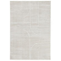 TEPPICH modern Flachgewebe CHIKA Beige 120 x 170 cm - Beige, Textil (120/170cm) - Novatrend