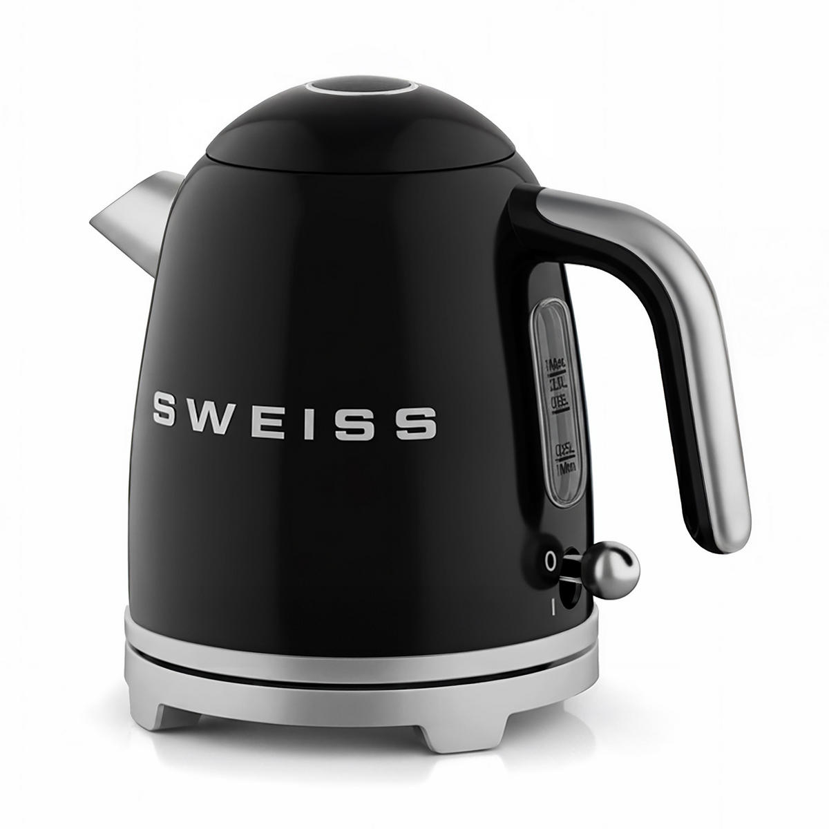WASSERKOCHER KTS9 Schwarz, Vintage - Schwarz, Metall (16/24/22cm) - SWEISS