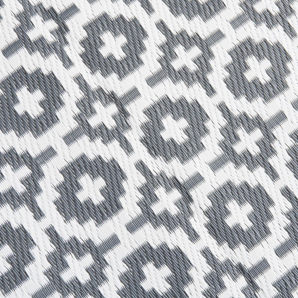 IN-/OUTDOORTEPPICH Colour Clash - Weiß/Grau, Kunststoff (118/180cm) - Butlers