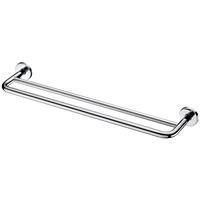 HANDTUCHHALTER 2 Stangen Edelstahl 1.4301 hochglanzpoliert L600 mm - Chromfarben, Metall (16/6/68cm) - Delabie