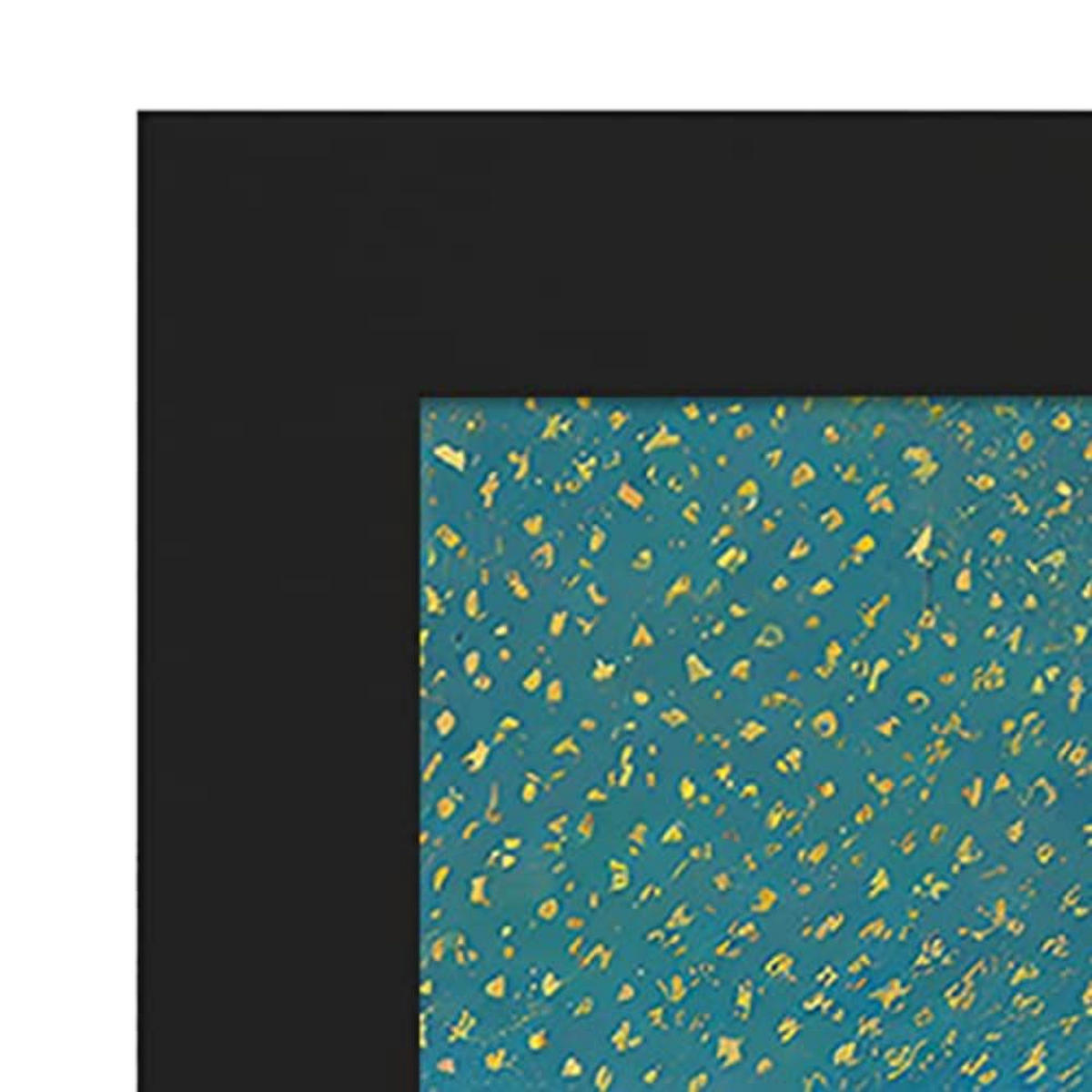 POSTER Set mit 4 Vogel im Abstrakt Moderne Galaxien A4 Schwarzer Rahmen - Schwarz, Papier (29.7/3cm) - Nacnic