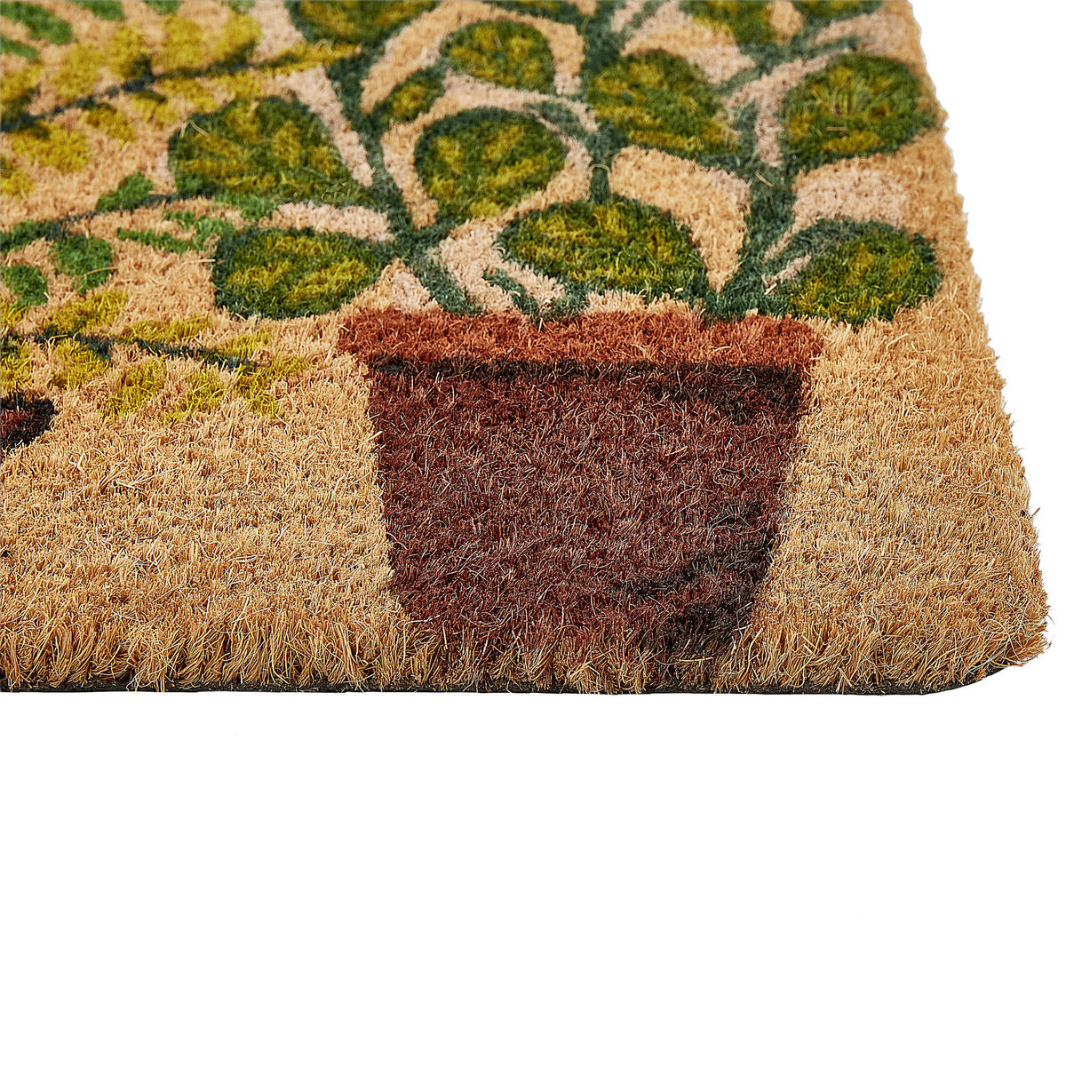 FUSSMATTE Naturfarben 40/60 cm Anamudi - Naturfarben, Naturmaterialien (60/40cm) - Beliani