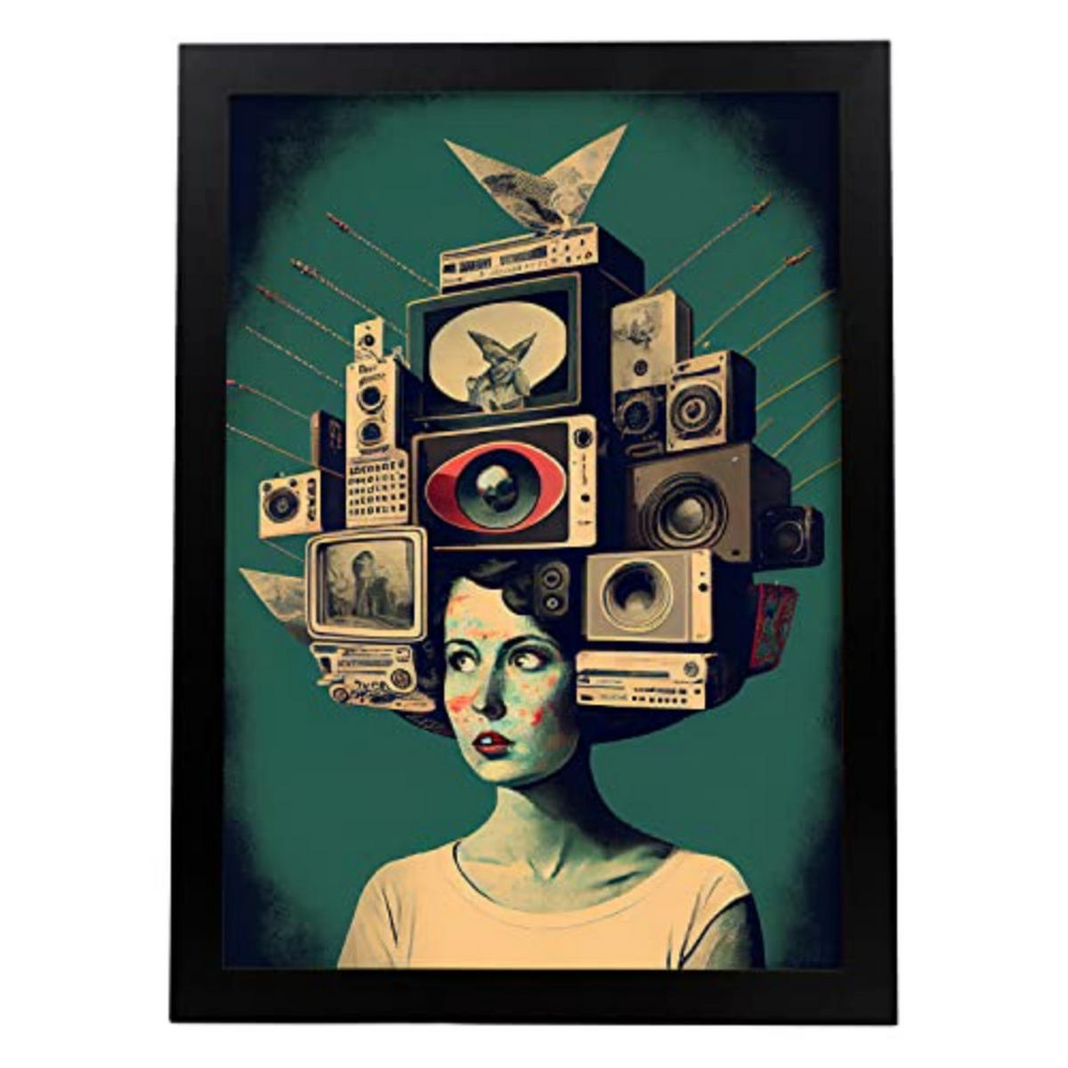 POSTER Gedanken Übertragen Filmischer A4 Rahmenlos - Klar, Papier (29.7/5/21cm) - Nacnic