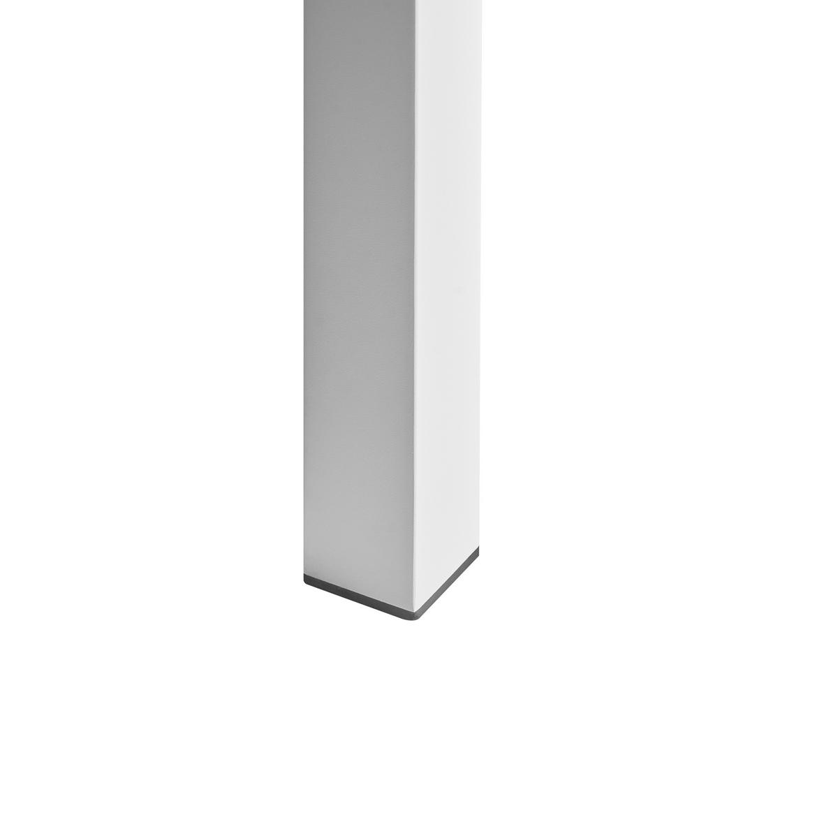 KONFERENZTISCH 90/180 cm Stein Travertinoptik Feletto - Beige, Stein (180/90/76cm) - Beliani