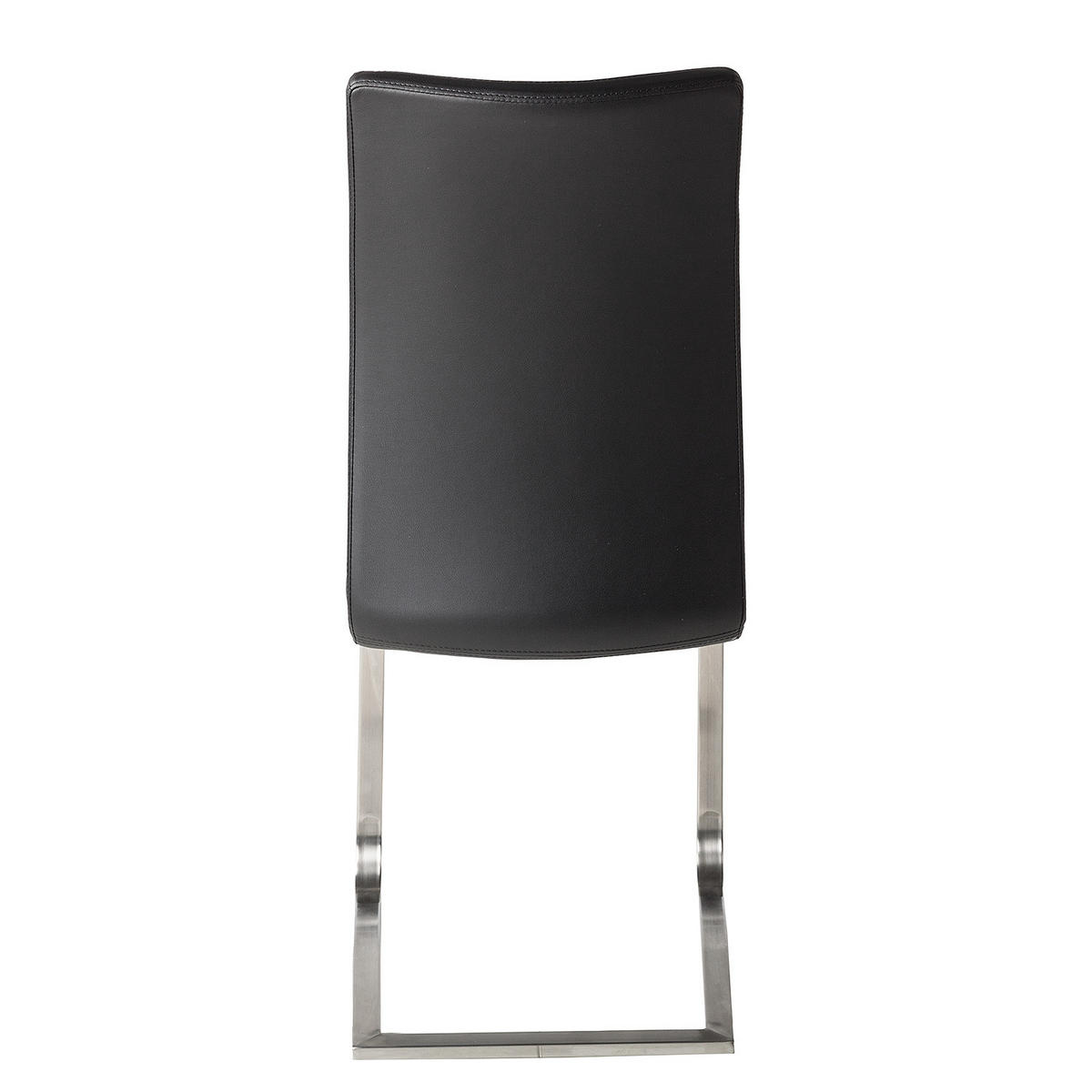 FREISCHWINGER - Edelstahlfarben/Schwarz, Kunststoff/Metall (43/103/52cm) - home24