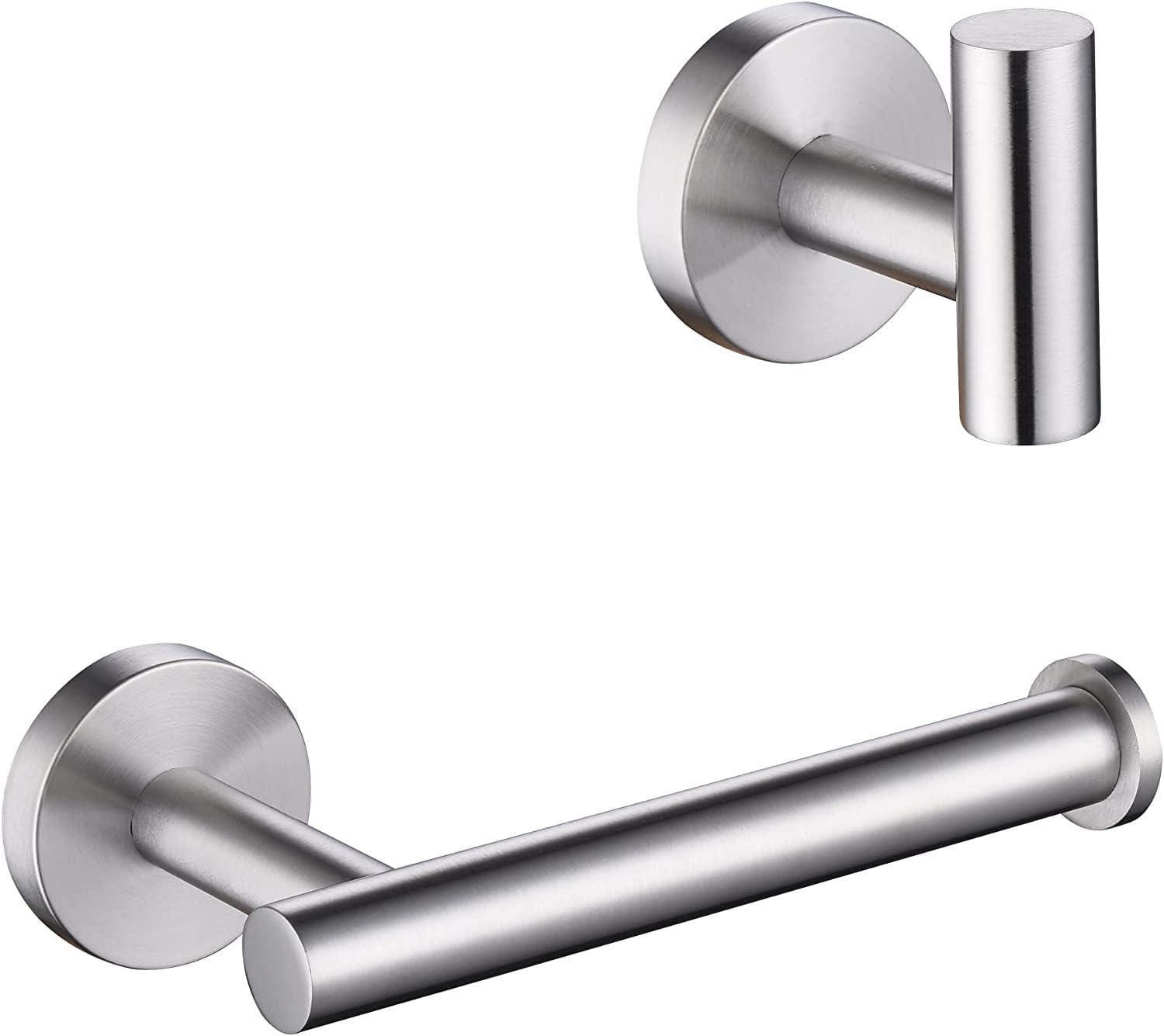 HANDTUCHSTANGE , mit Haken - Transparent, Metall (8.8/5.6/18cm) - BELZ