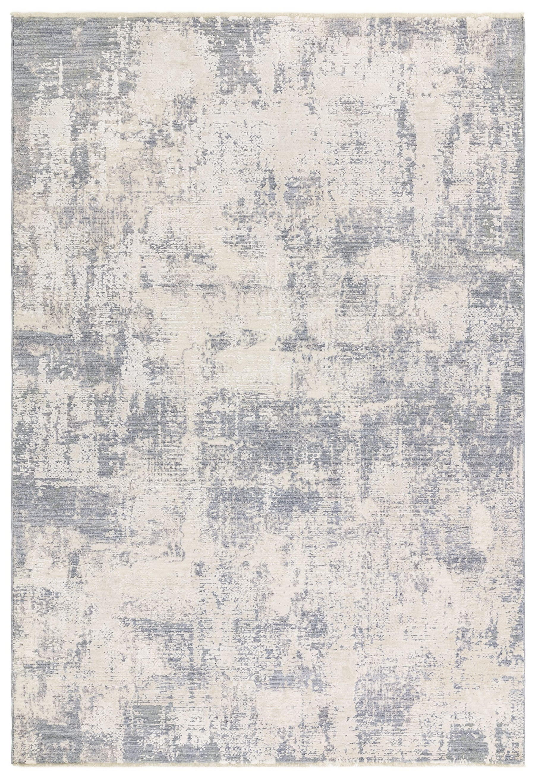 TEPPICH Velours abstrakt flauschig pflegeleicht Naturtöne SIENA-Arbia, Blau 200x300 cm - Blau, Textil (200/300cm) - KADIMA DESIGN