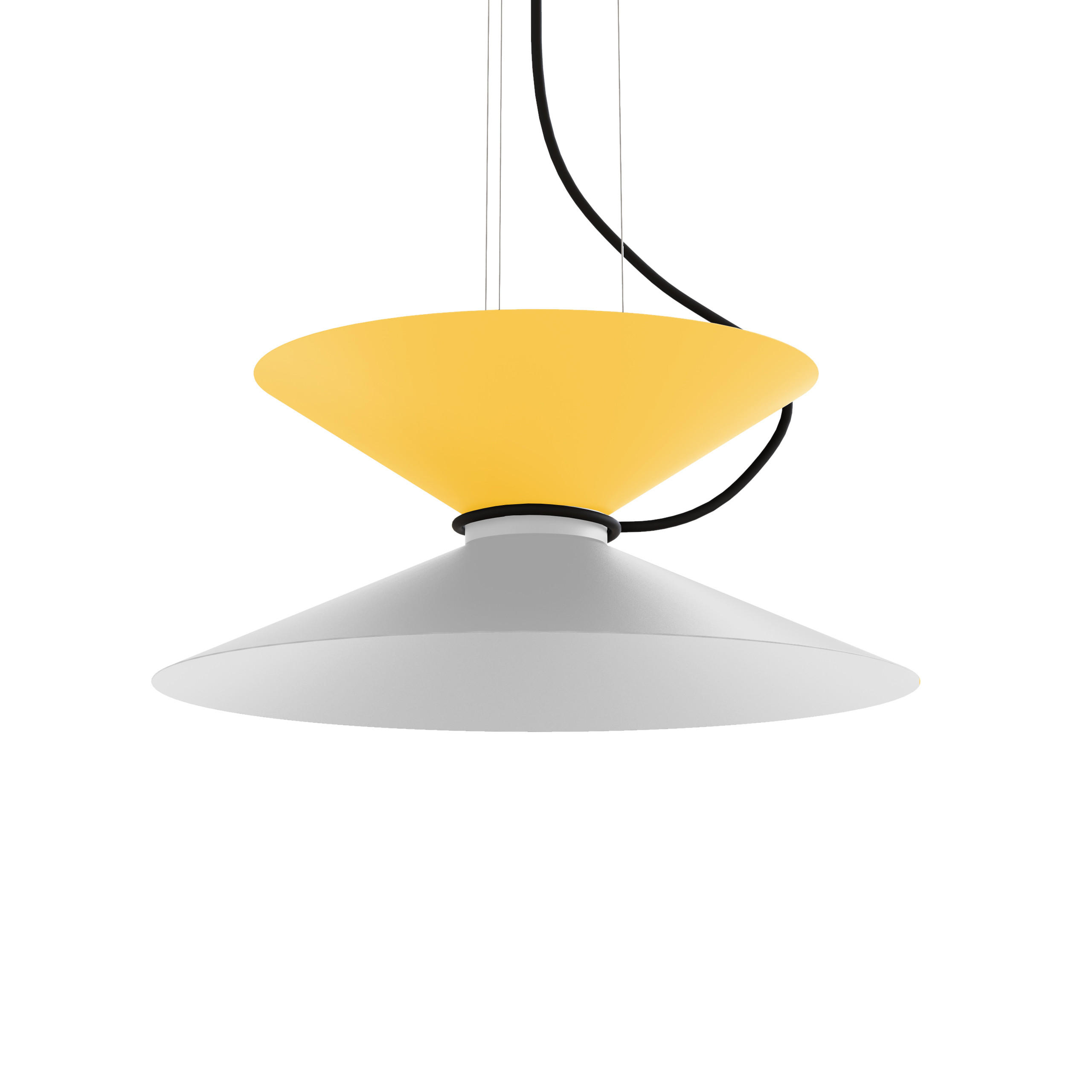 HÄNGELEUCHTE - Weiß, Metall (40/40/20cm) - Lumicom