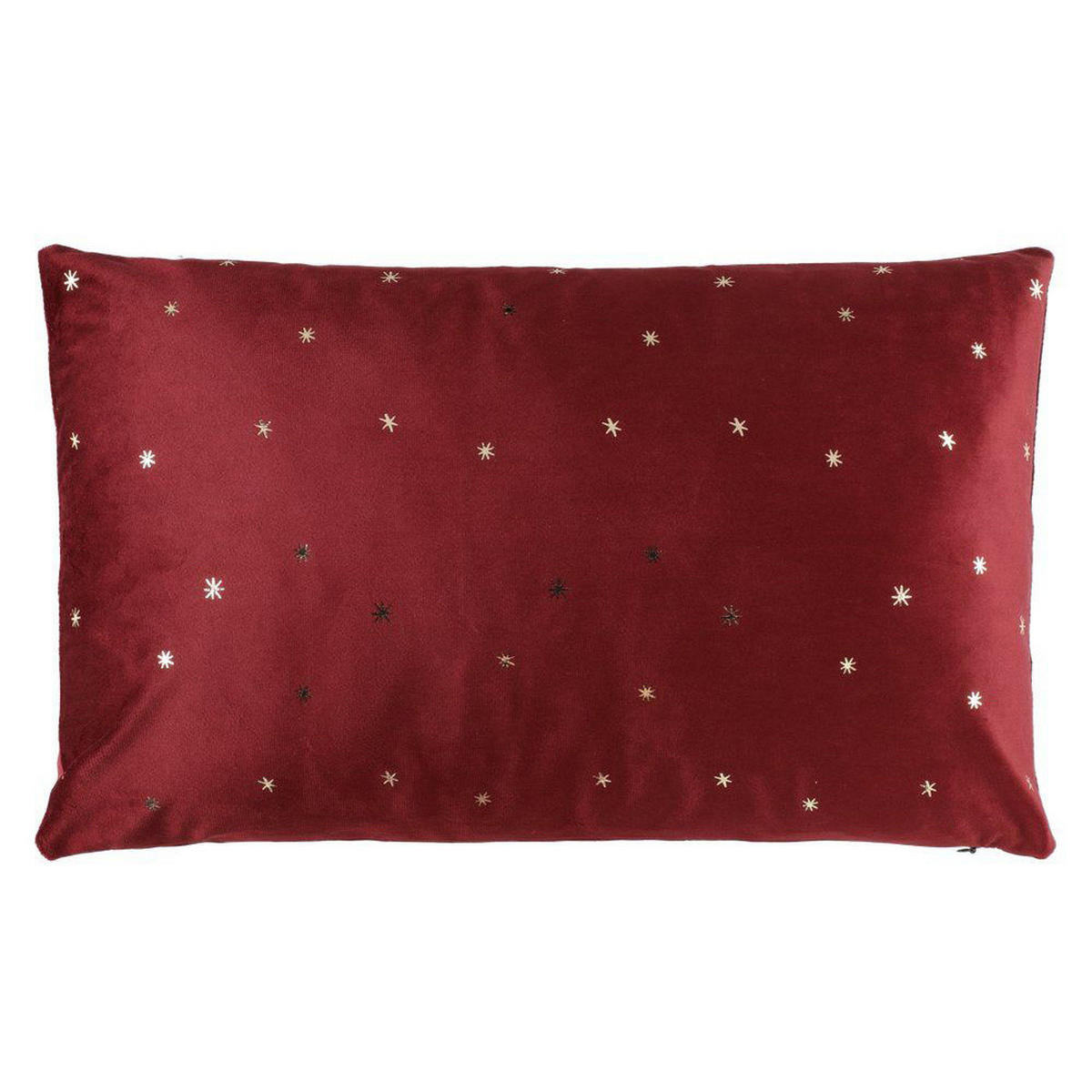 WEIHNACHTSKISSEN Samt 30/50 cm - Rot, Textil (50/30cm)