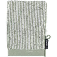 WASCHLAPPEN TIMELESS TONE STRIPE GREEN-OFF WHITE - Grün, Textil (16/21cm) - Marc O'Polo