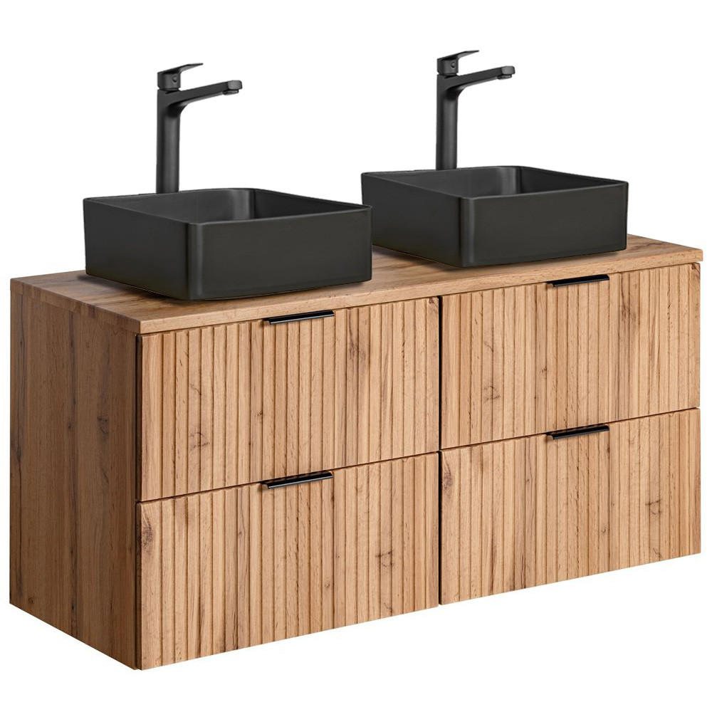 WASCHTISCH Adelaide-56 - Braun, Holzwerkstoff (121/72/47cm) - Lomado