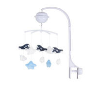 MUSIKMOBILE MILD023 blau Bluetooth-Funktion, Projektor, Plüschfiguren, Universalklemme - Blau, Kunststoff (32/61/55cm) - Chipolino