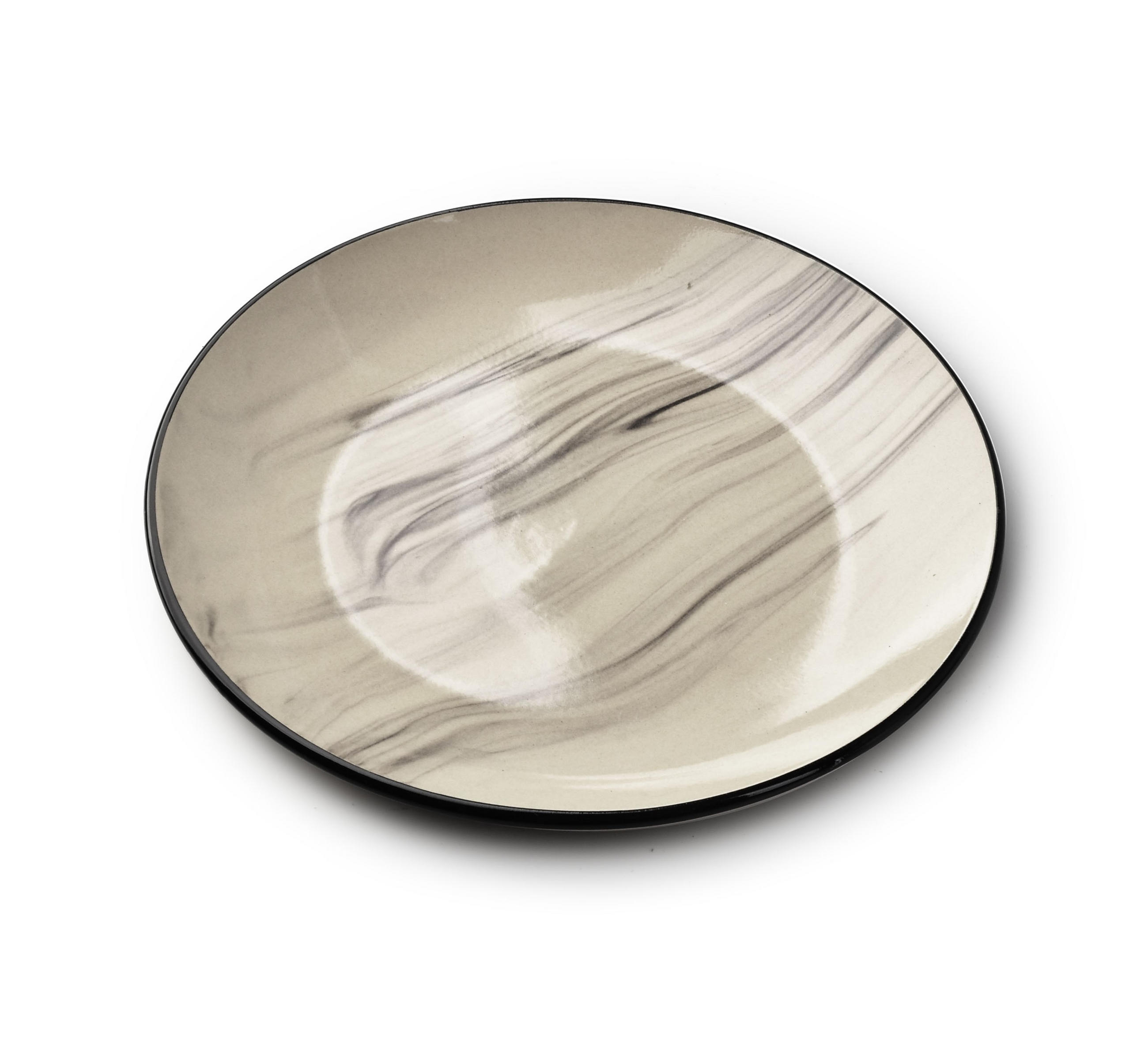 DESSERTTELLER Odette Beige 19/19/2 cm Keramik - Beige, Keramik (19cm) - Mondex